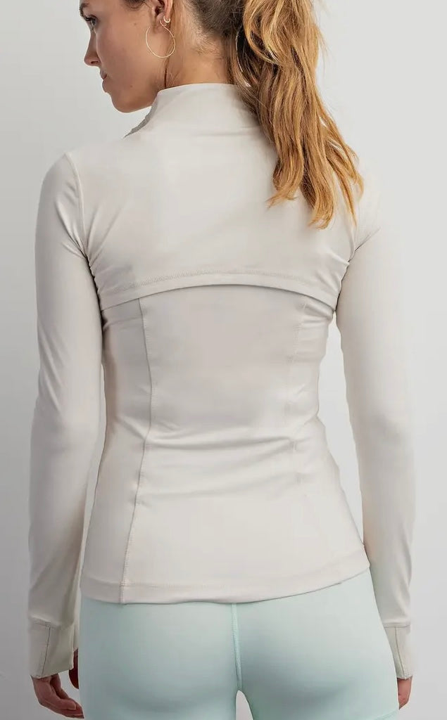 Buttery Soft Fitted Front Zip Up