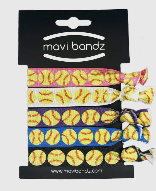 Softball Hair Ties