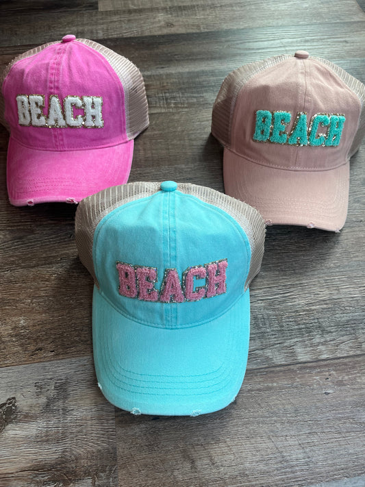 BEACH Trucker Hats