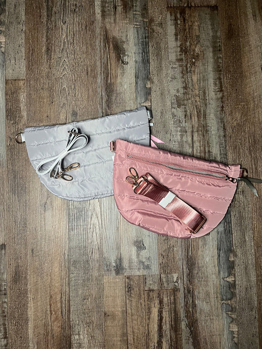 Puffer Belt Bag or Crossbody